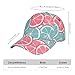 Pink Blue Citrus Slices Baseball Cap Adjustable Size for Running Workouts and Outdoor Activities All Seasons
