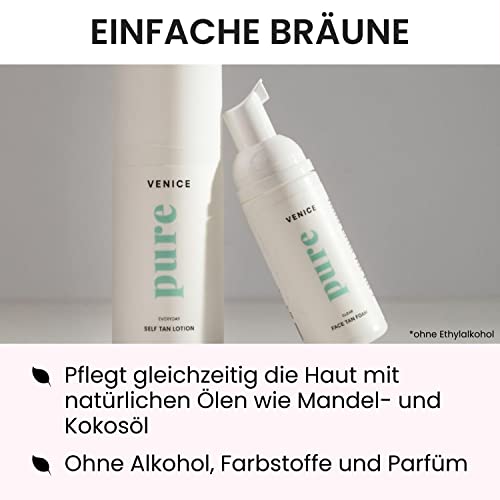 VENICEBODY PURE Everyday Self Tan Lotion (100ml) Selbstbräuner Lotion – Graduelle Selbstbräuner Bodylotion für leichte… - Image 7