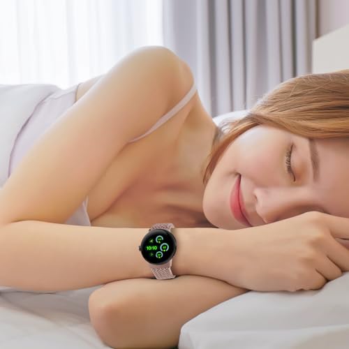 Correa trenzada magnética de nylon compatible con Google Pixel Watch 41mm miniatura 5