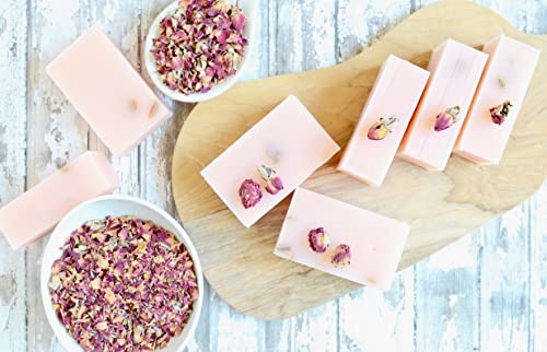 Bridal And Baby Shower Party Soap Favors, Premium Full Size 4.5 Oz Each (10 Pack) Natural Soaps Gift Wrapped In Beautiful Floral Paper, From My Shower To Yours Soap Favors, Gift Ideas For Special Occasions, Natural Rose And Lavender Soaps, Handmade In Usa By Zaaina #TOP1