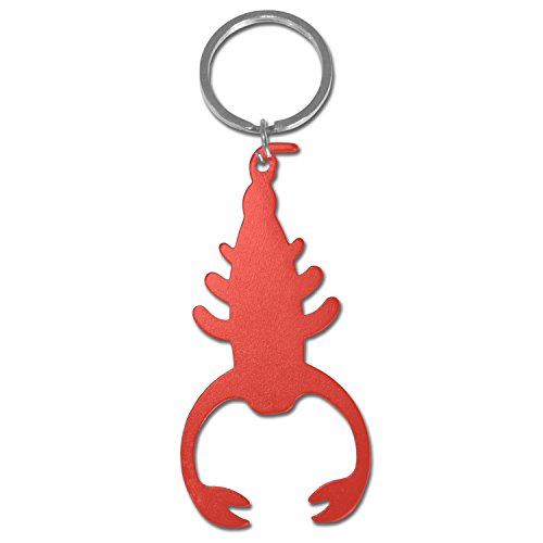 Preisvergleich Produktbild Skorpion Schlüsselring / Schlüsselanhänger / Flaschenöffner Scorpion (Red)
