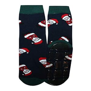 Weri Spezials Baby en kinderen full ABS frotee anti-slip sokken voor jongens en meisjes – Vrolijk kerstmotief! In…