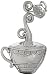 Ganz Zinc Spoon Rest, Teacup