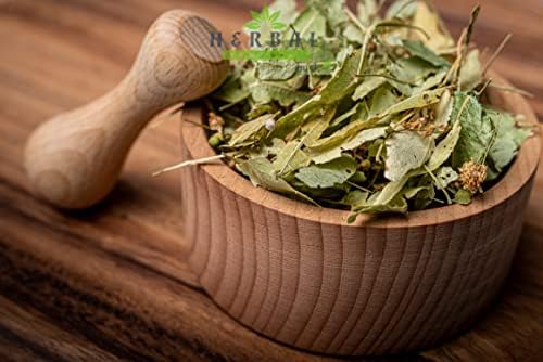 Linden Flower Organic Tea Loose Dried Herb Lime Bushes/ Lungs Detox Tilia Cordata - Herbal Remedies by J. - Lipa kwiat