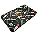 Produktbild ghkfgkfgk Indoor Super Absorbs Water Doormat 19.7"x 31.5" Non Slip Fishing Lure Door Mat for Bedroom Livingroom Kitchen Bathroom Rug Machine Washable Carpet