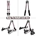 EASTROCK Guitar Stand Professional Portable Black Tripod Adjustable A Fame Acoustic Guitar Stand Multiple Guitars for Acoustic Guitar Electric Guitar Bass (Alloy 1 pack pink)
