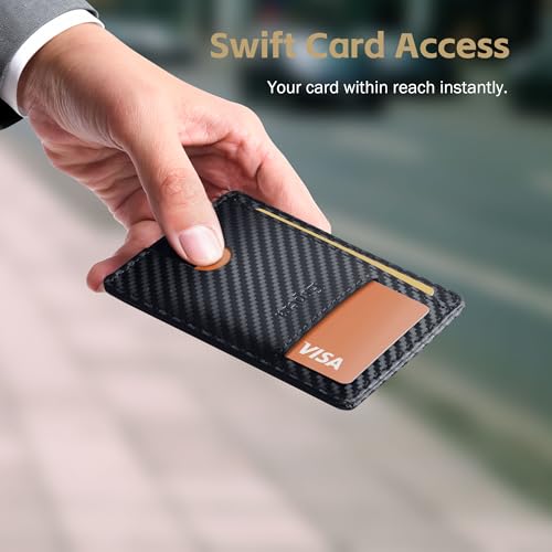 Espera Slim Minimalist Front Pocket Wallet for Men, RFID Blocking Credit Card Holder, Thin - image 5