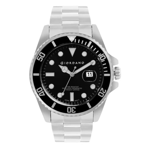 Image of Giordano Analog Wrist Watch for Men Stylish Metal Strap with Water Resistant 3 Hand Mechanism Watch GD-50006