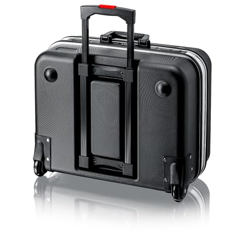 KNIPEX Werkzeugkoffer BIG Basic Move, leer, mit Rollen, Teleskopgriff, 54 Steckmöglichkeiten, 33 l Volumen, Werkzeugtrolley, 00 21 06 LE