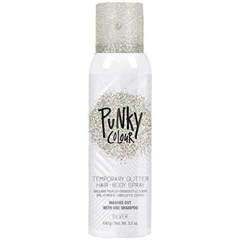 Punky Glitter Color Spray for Hair and Body Cover