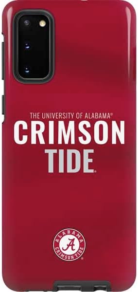 Skinit Pro Phone Case Compatible with Galaxy S20 - Officially Licensed University of Alabama Roll Tide Roll Design