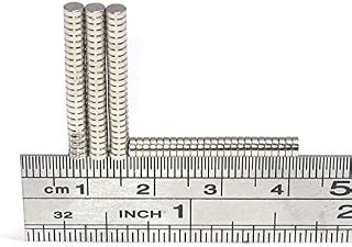 Spider Magnetics 100 Tiny Magnets 3X1 mm N52 Grade Neodymium Disc Small Round Disk 3mm Dia X 1mm