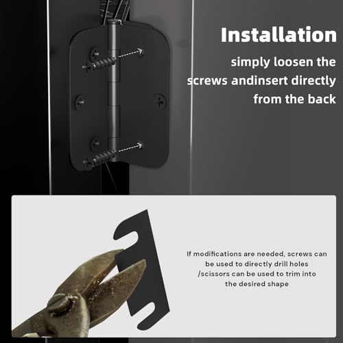 Image of Door Hinge Shims, Filling Gaps in Interior Doors Adjusting The Spacing to Align Them, Used to Solve Problems Such As Door Air Leakage, Can Be Trimmed,3.5 Inch (20, 3.5 Inch Hinge Shims)