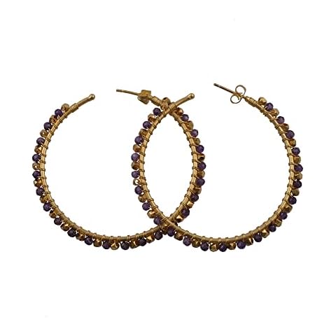 El Joyero Amethyst Hoop Earrings Cover