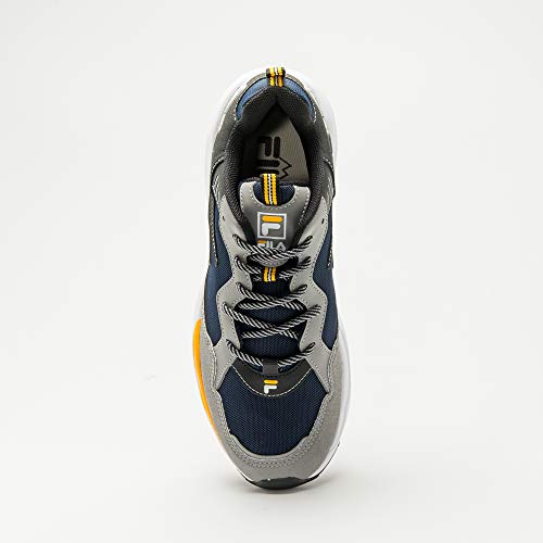 Tênis Fila Rippler, Masculino, Marinho/Cinza/Amarelo, 41