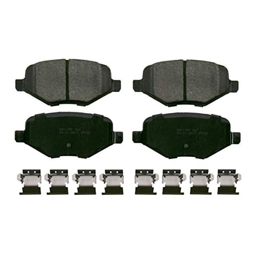 Wagner QS ZD1754 Disc Brake Pad Set, Chamfered Edges for Smooth, Quiet Stops, Fits 2014–2019 Ford Explorer