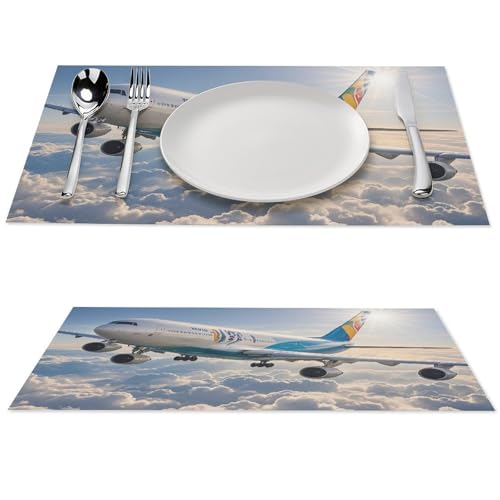 Sets de table avions pour décorer votre terrasse et animer vos repas - 2