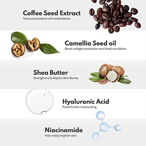 Beaueli Caffeine Eye Cream, Korean Eye Cream, Caffeine Under Eye Cream For Dark Circles And Puffiness, Eye Bags Treatment For Women, Eye Cream For Wrinkles, Hyaluronic Acid And Niacinamide Anti Aging Eye Cream 20Ml #TOP5