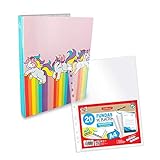 Carpeta ligera y elegante para llevar tanto a la escuela como la universidad o también para clasificar documentos por colores.