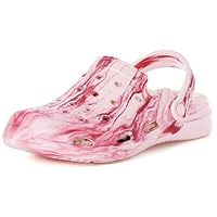 Gaatpot Womens Lined Clogs Winter Warm Fur Slip On Garden House Slippers Mules Anti-Slip Indoor Outdoor Shoes Size Pink UK4-5(240)