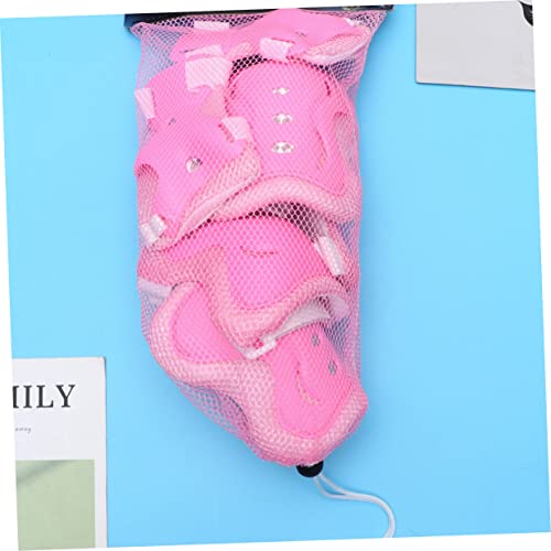 image for Kisangel 6pcs/1 Set Kid Skateboard Motorcycle Suit Knee Pads for Kids 
