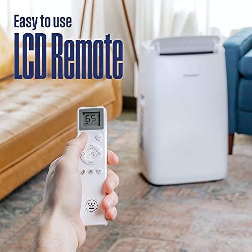 Westinghouse 14,000 BTU Air Conditioner Portable For Rooms Up To 700 Square Feet, Portable AC with Home Dehumidifier, Smart App, 3-Speed Fan, Programmable Timer, Remote Control, Window Kit, White by Westinghouse - Image 4