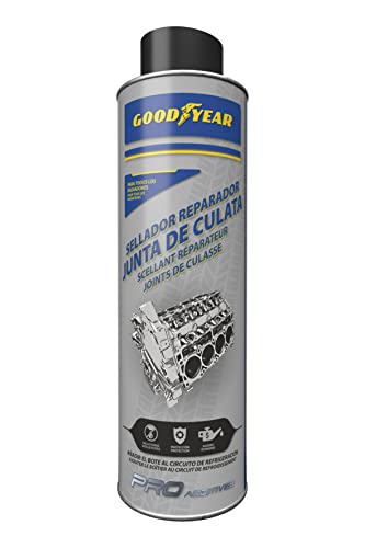 Goodyear Sellador y Reparador de Junta de Culata Pro Additives. Aditivo de Sistema de Refrigeración...