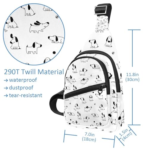 Bolsa bandolera multicolor compacta de 30x18cm para caminatas cómodas 4