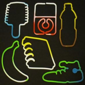 Tie Dye Backpack Rubber Bands MP3 IPOD Bracelets Gifts 12 Pack - Magic Bandz