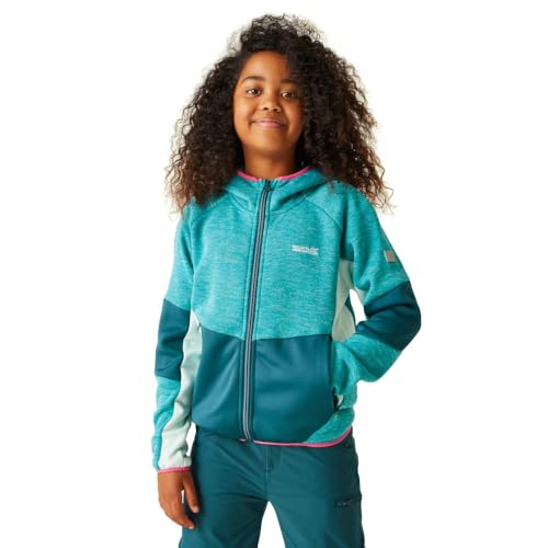 Childrens/Kids Dissolver VIII Full Zip Fleece Jacket (15-16 Years) (Tahoe Blue/Moroccan Blue/Bleached Aqua)