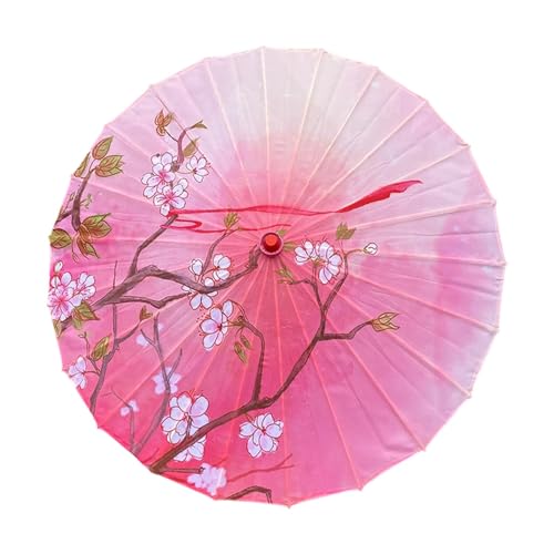 Sombrilla de danza china de madera para trajes tradicionales de seda