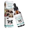 Generic Fleckenentferner für Hundetränen – Augentropfen Reinigungsessenz für Hunde, Katzen, Welpen, Kätzchen,Tränenflecken-Entferner Haustier-Augenreiniger für laufende Augen, rote, juckende Tränen