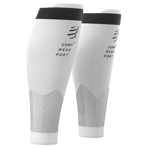 Compressport R2V2 - Manga de compresión para las pantorrillas - Protección muscular, rendimiento y recuperación para el deporte - Ultraligero y anti-fatiga - Correr, Ciclismo, Trail y Triatlón