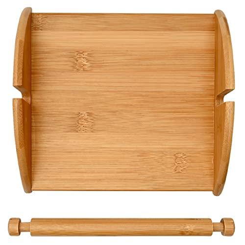 Mimo Style Porta Guardanapo 19cm, Feito Inteiramente em Bambu Material Ecológico. Possui um Suporte