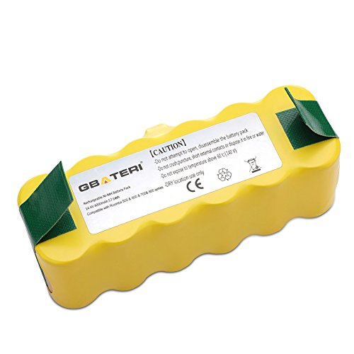 GBATERI 14.4V 4000mAh NiMh Replacement Battery for iRobot Roomba 500/600/700/800/900/R3 Series 530 532