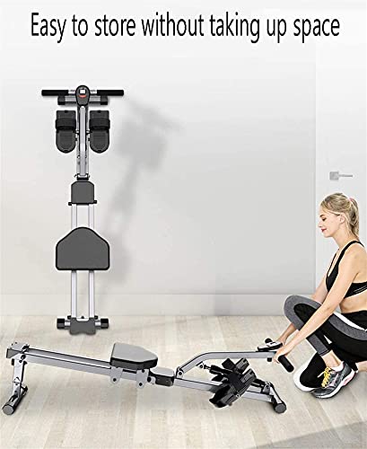 Image of Equipment Home Gym Aoligei Rowing Machines for Home Use Indoor Rower Foldable Rowing Machine Fitness Equipment Adjustable 12 Stage Hd Data D