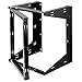 BUD Industries SF-2194 Steel Style A Swing Frame Rack 38" L x 21.25" W x 18" H, Black