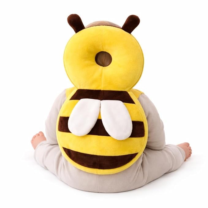SoftlySpoken Baby Head Protector Pillow for Toddler Safety Backpack, Soft Head Protection Cushion, Anti-Fall Head Guard for Crawling Walking Infants-image-28
