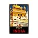 Past Time Signs PTS384 Vista India Travel Vintage Metal Sign
