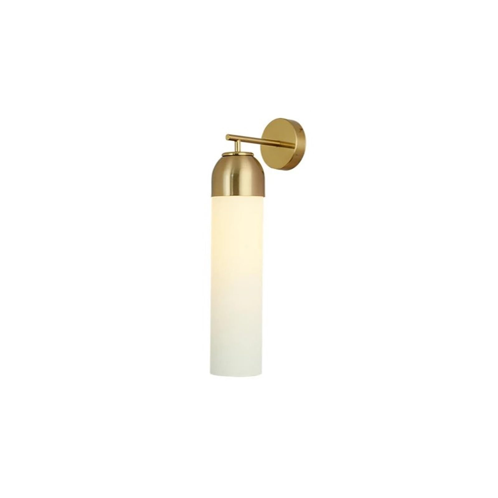 VDOQTLJT Modern Led Wall Lamp Gold Glass - Sconces Lighting Fiture Living Bedroom Bedside Minimalist Kitchen Restaurant Lights Decor Sconce(Bianco)