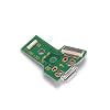 Replacement USB 12pin Charging Port Socket Triangle Board Charger PCB Board with 12pin Flex Ribbon Cable for PS4 JDS-040 PS4 040 Controller 1