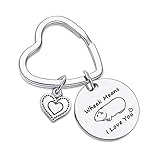 Wheek Means I Love You Keychain Guinea Pig Gift Boyfriend Keychain Boyfriend Jewelry Girlfriend...