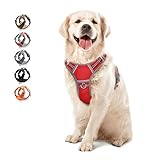 WALKTOFINE Dog Harness No Pull Reflective， Comfortable Harness with Handle，Fully Adjustable Pet...