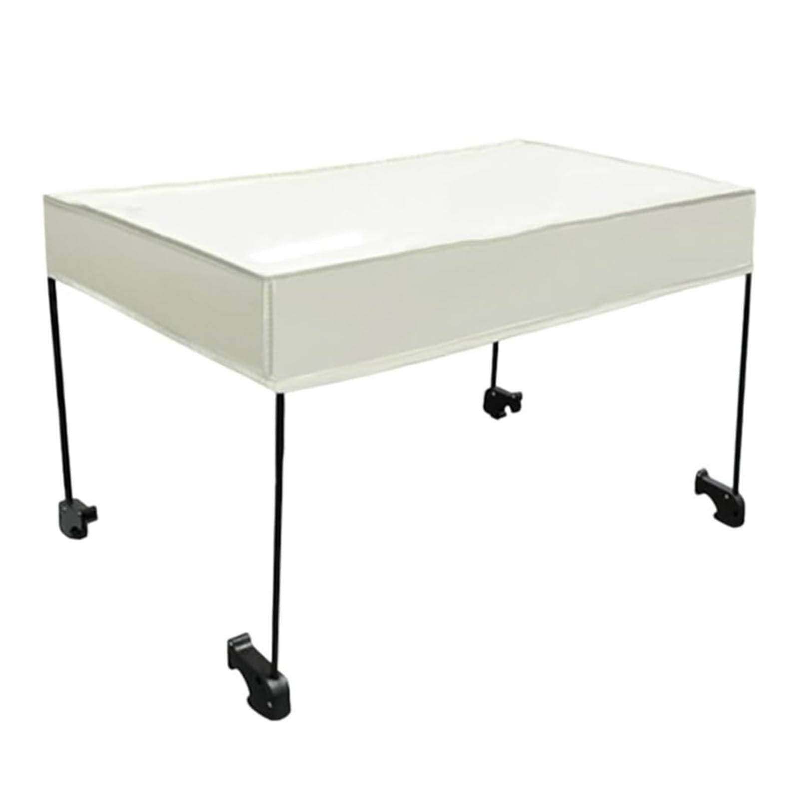 Wagon Cart Trolley Roof, Awning Canopy Wagon Attachment Sun Shade Cover Trolley Roof Tent Awning Canopy Attachment for Camping, Picnicking,Fishing (White, 5in)