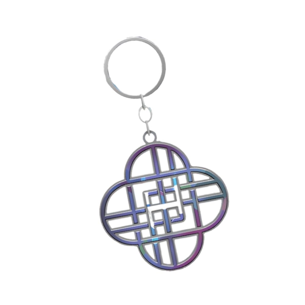 K-POP Demon Hunters (Huntrix Logo) Metal Keychain, Official Licensed Metal Keyring, Premium Logo Design for Bags, Keys & Accessories