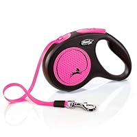 フレキシ flexリード　Mサイズテープタイプスワロフスキー flexi フレキシリード 中型犬 伸縮リード 5m グラム