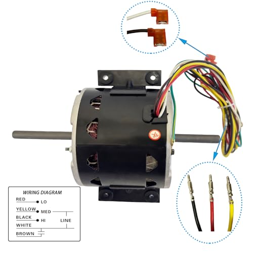 F48AF70A61 3315332.005 AC Fan Motor Replace Genteq F48AF70A61 Dometic Brisk by LEUNGOO - Used condition - Image 3