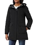 Tommy Jeans TJW Technical Down Parka Manteau en Duvet, Black, M Femme