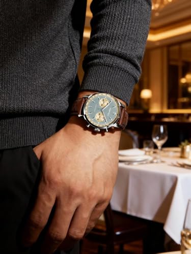 Image of TOPHILL Men Watches Automatic Mechanical Watches - Dive, GMT, Chronograph & Dress Styles | 316L Stainless Steel, Sapphire Crystal, Ceramic Bezel | 5ATM-300M Waterproof with Super Luminous | Classic Business & Sport Casual