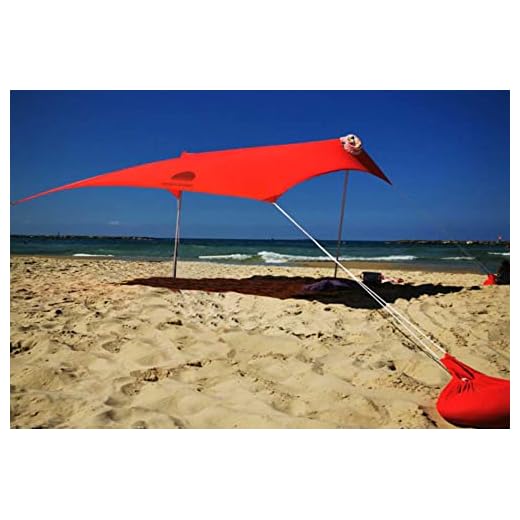 SHADYSAND - Tienda de campaña familiar antirayos UV (UPF 50+) hasta 5 personas, compacta y práctica para playa, refugio solar para bebés, niños y adultos